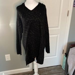 Black Chico’s high-low sweater